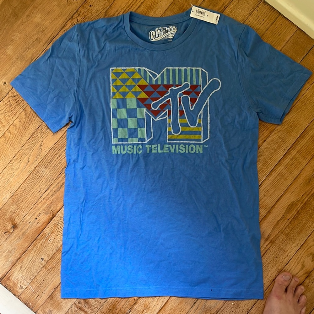 NWT Old Navy Men’s MTV Tee Shirt Size Medium - Picture 1 of 4
